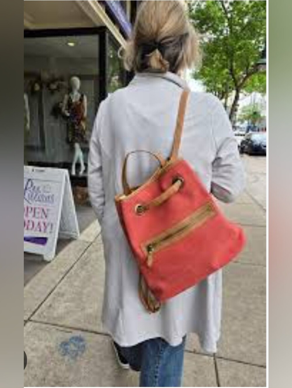 Joy Susan Canvas Backpack blends casual style with daily functionality